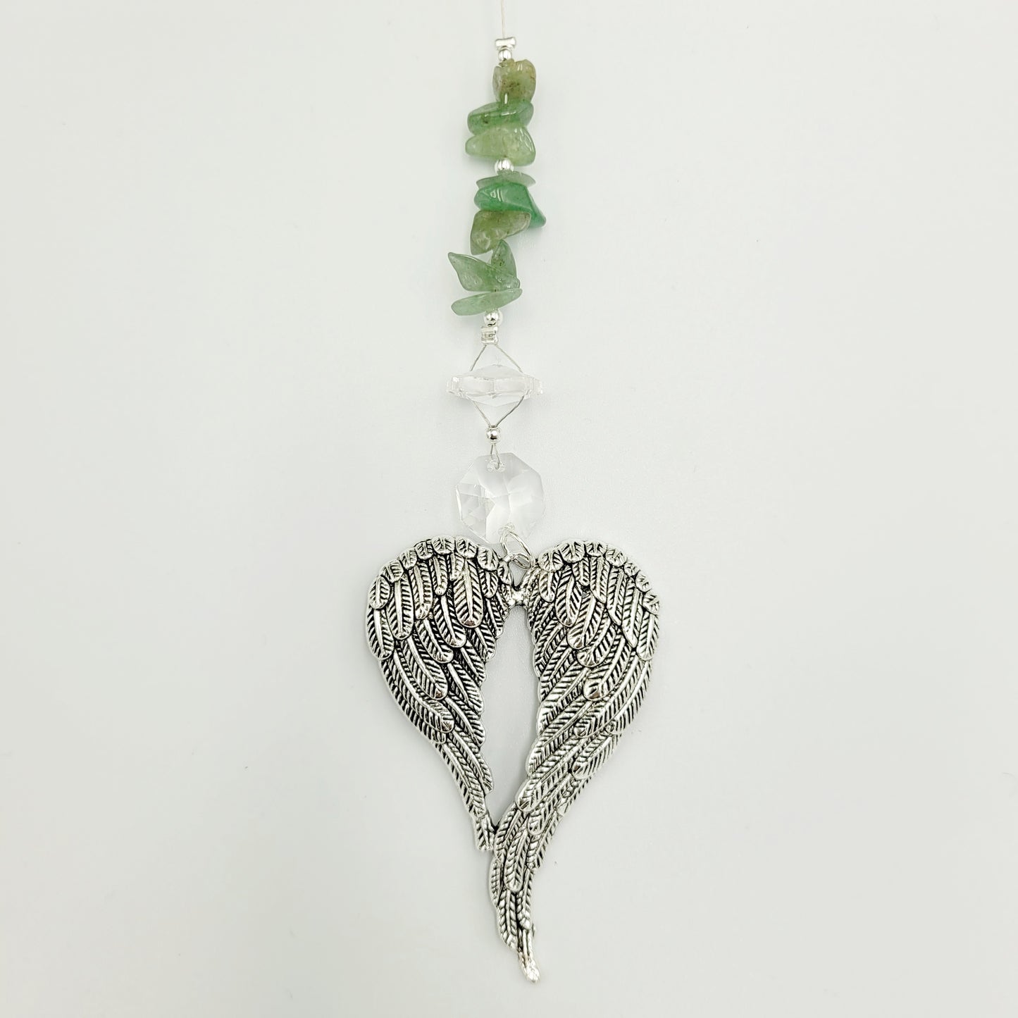 Angel x large wing Crystal Charm Suncatcher