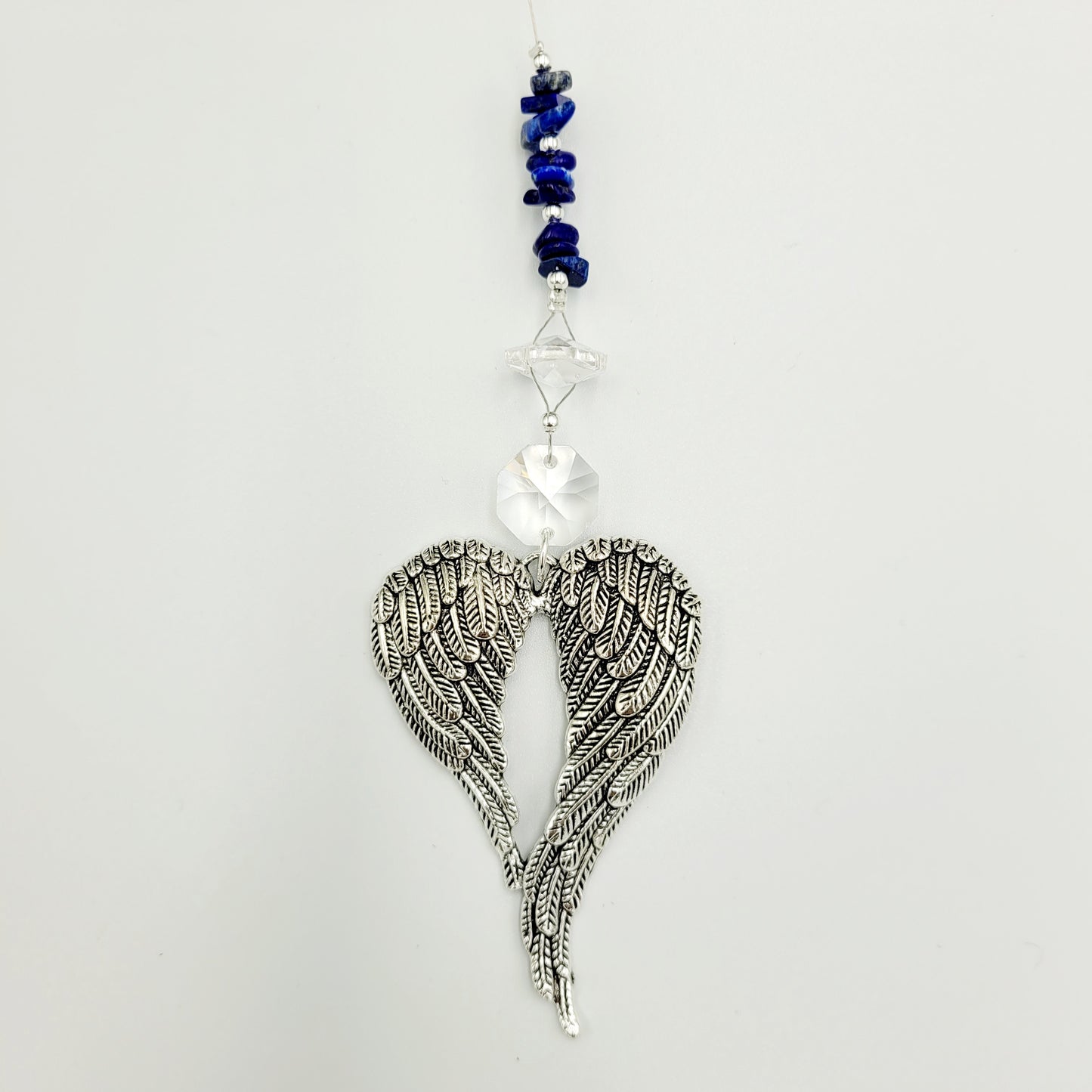 Angel x large wing Crystal Charm Suncatcher