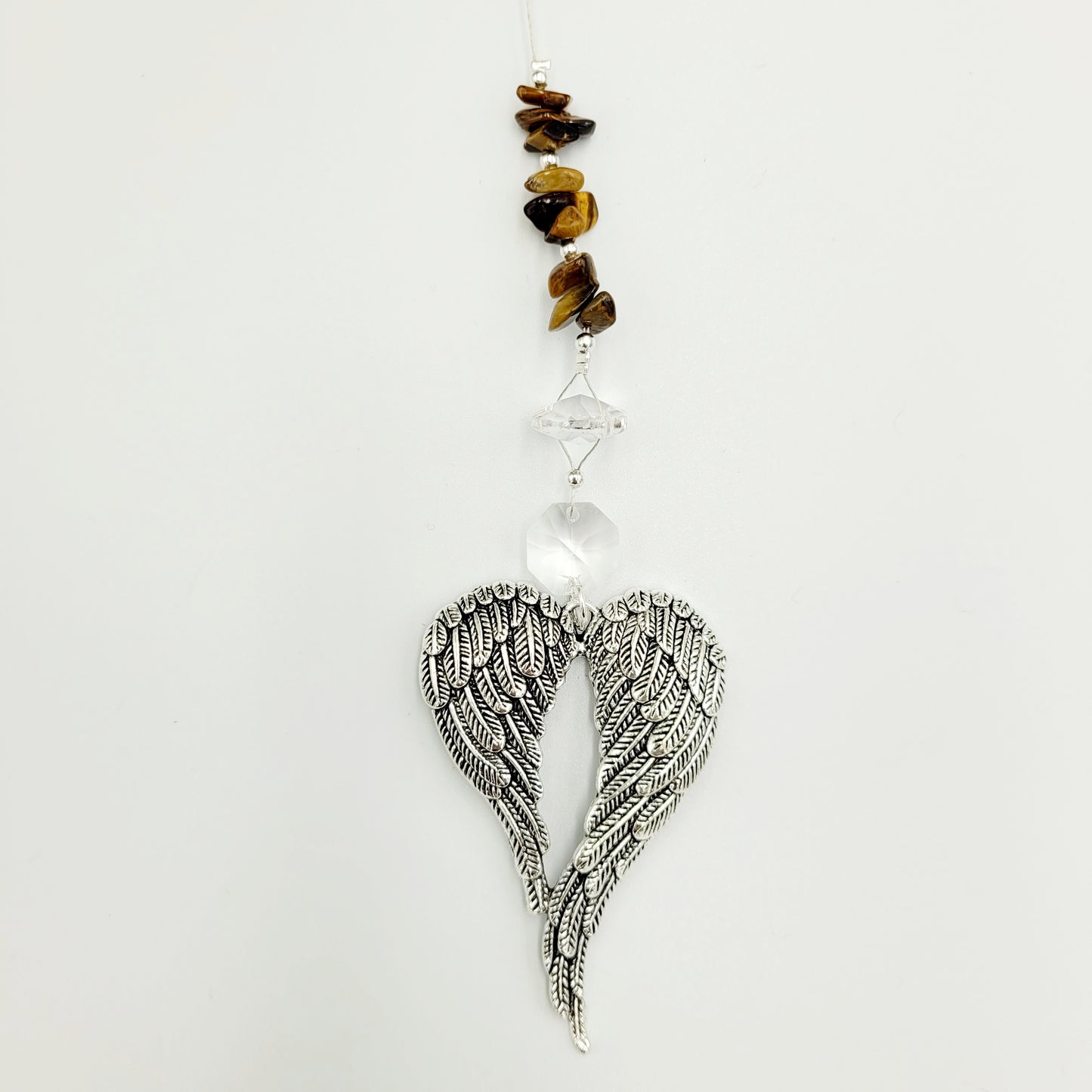 Angel x large wing Crystal Charm Suncatcher