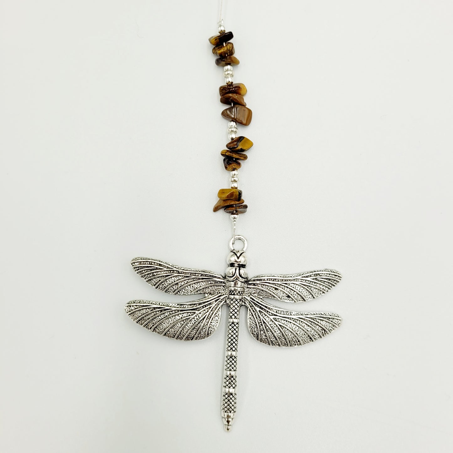 Dragonfly Stone Large Crystal Charm Suncatcher