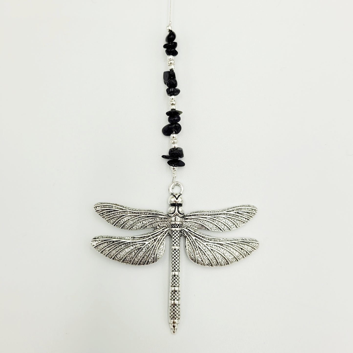 Dragonfly Stone Large Crystal Charm Suncatcher