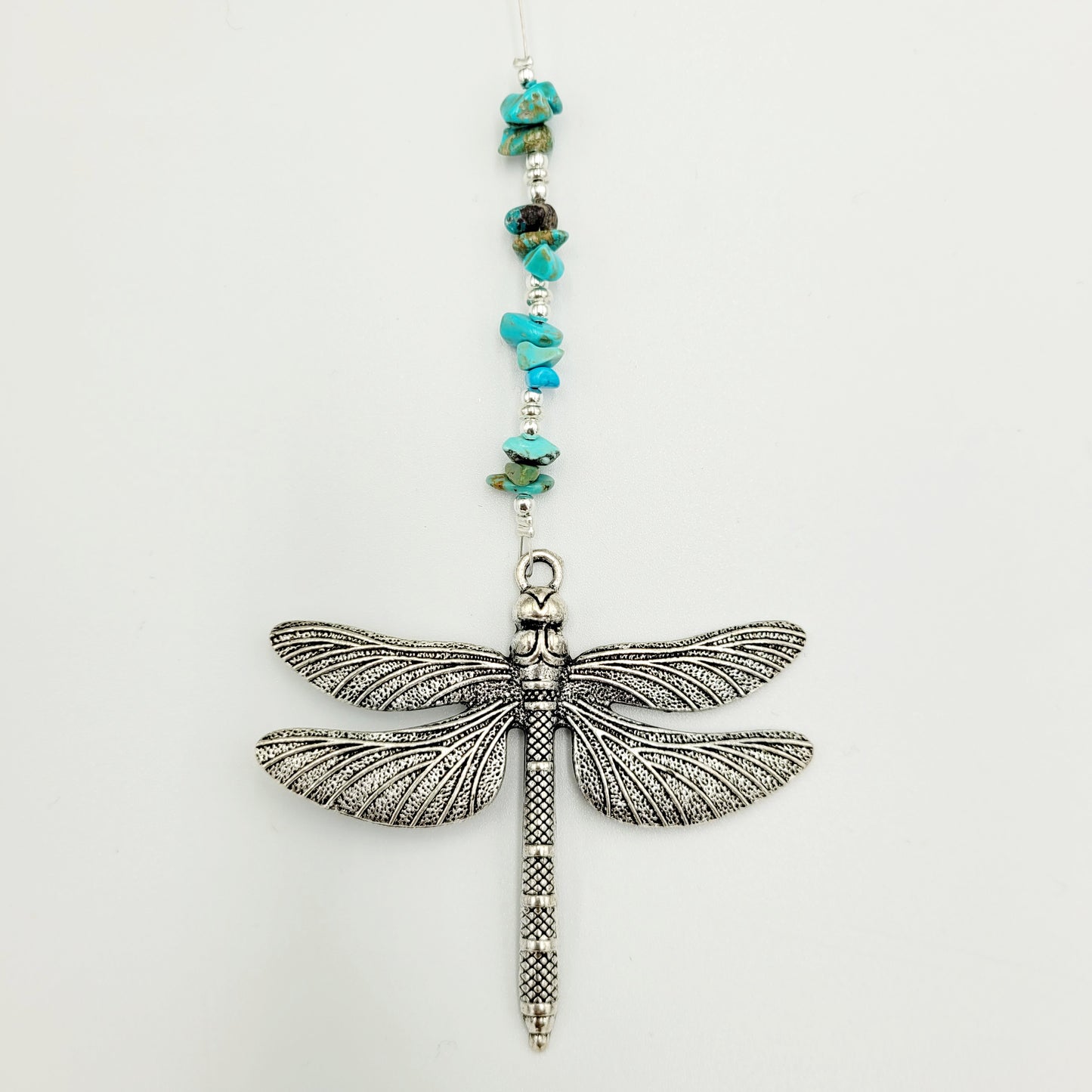 Dragonfly Stone Large Crystal Charm Suncatcher