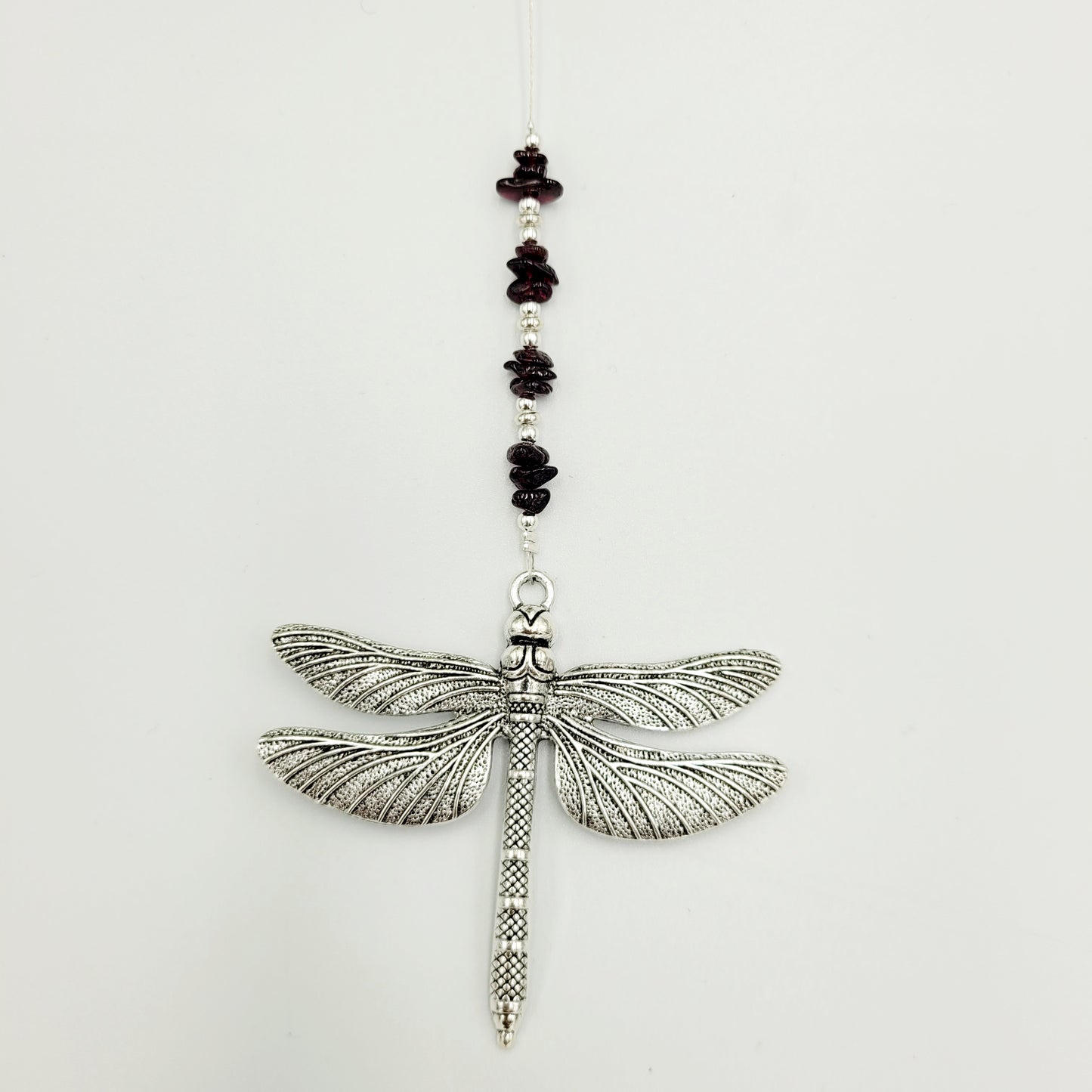 Dragonfly Stone Large Crystal Charm Suncatcher