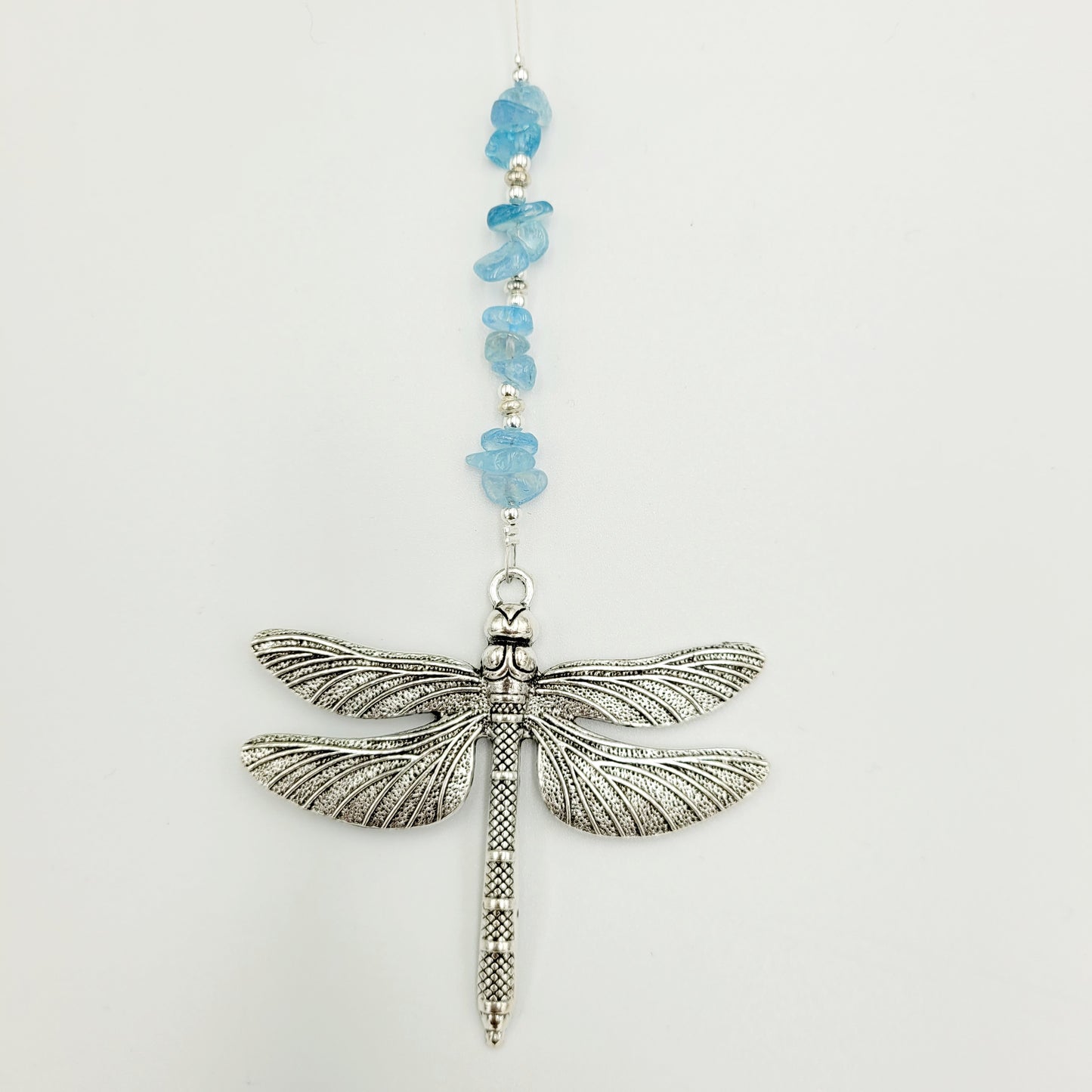 Dragonfly Stone Large Crystal Charm Suncatcher