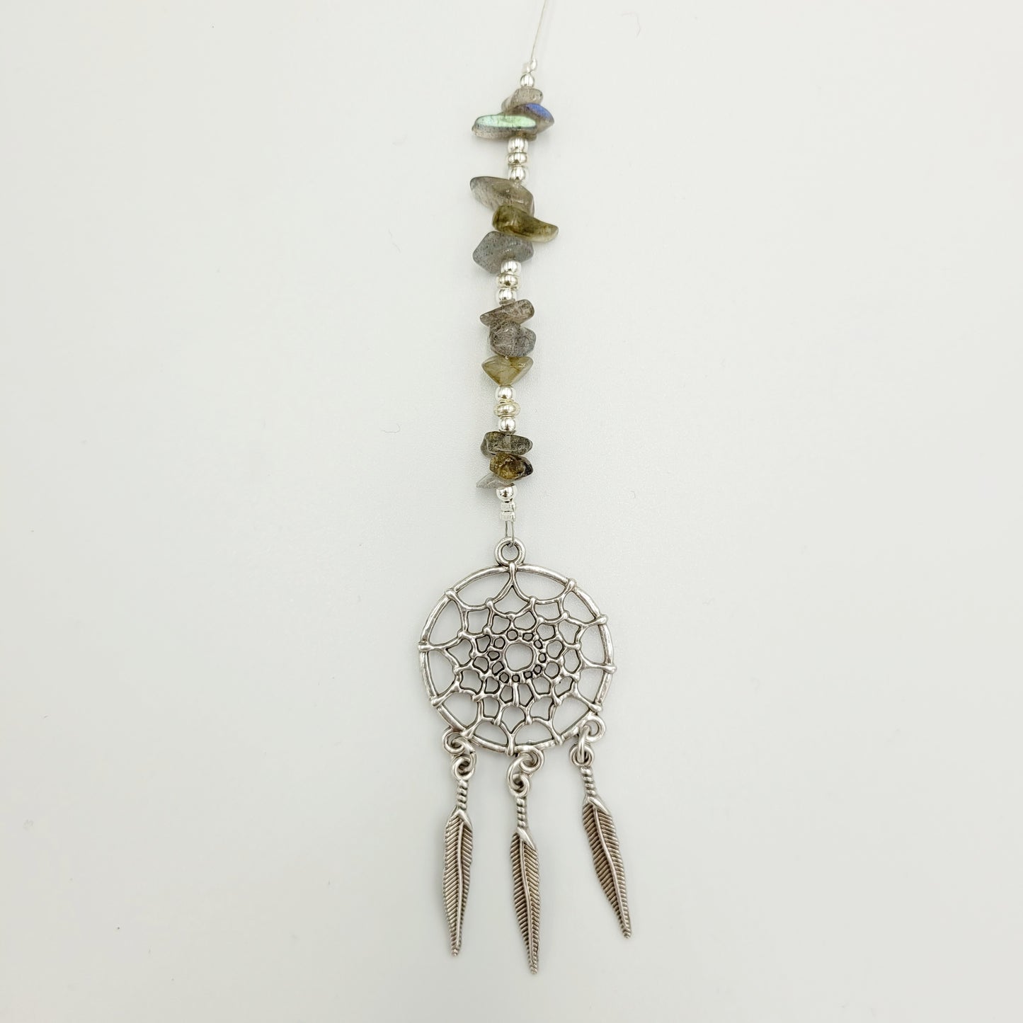 Dream Catcher Stones Crystal Charm Suncatcher