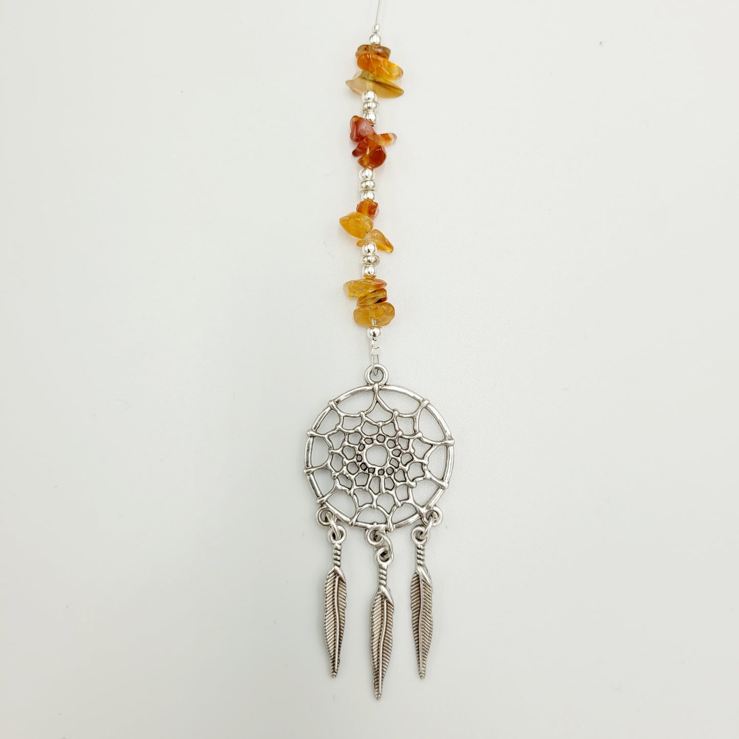 Dream Catcher Stones Crystal Charm Suncatcher