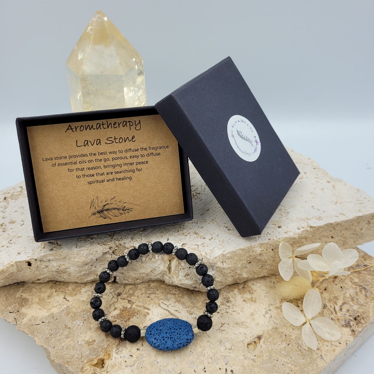 Lava Stone Aromatherapy Bracelet