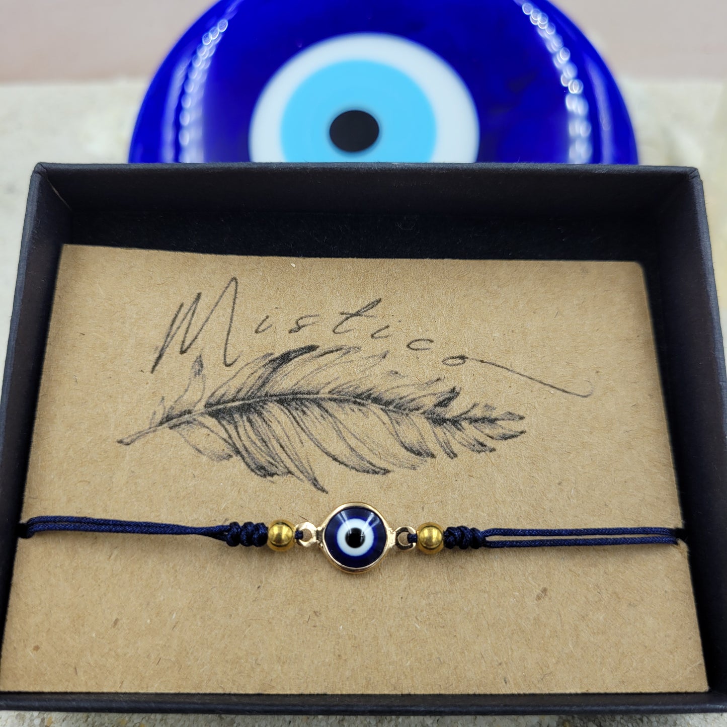 Evil Eye String Bracelet